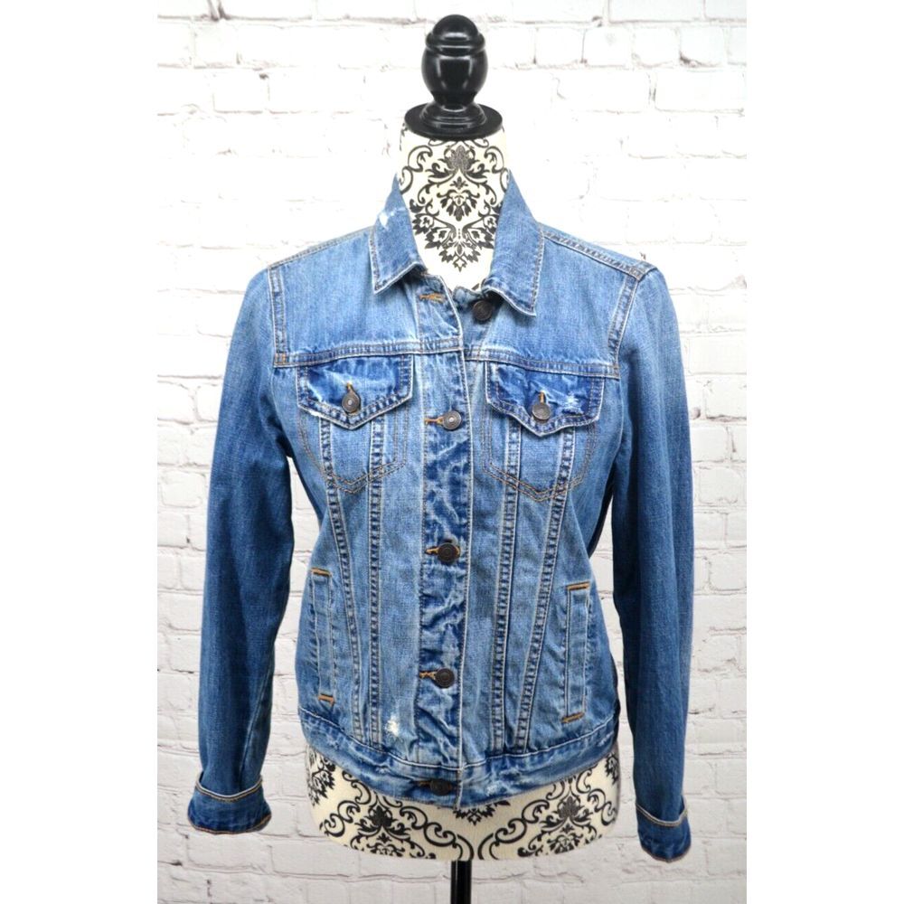 ABERCROMBIE & FITCH Women's Denim / Jean Jacket SIZE SMALL